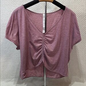 lululemon athletica size 6 pink t shirt